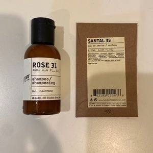 LE LABO - SANTAL 33 and ROSE 31
